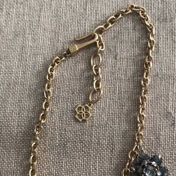 Ann Taylor gold black and white necklace EUC - Picture 5 of 5